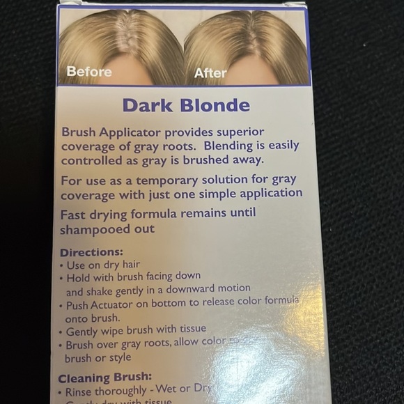 Salon on 5th Ave/NYC Brush On Root Concealer in Dark Blonde NIB - Picture 4 of 7